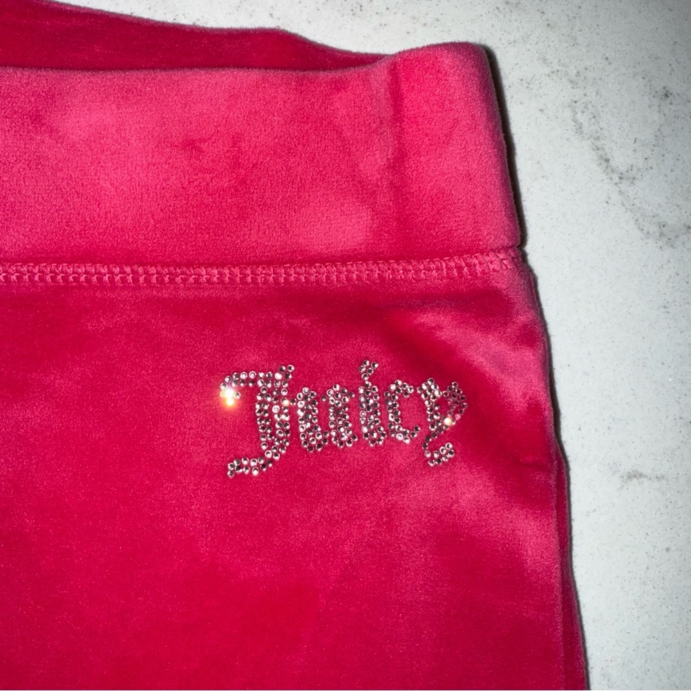 NWOT-Juicy Couture Pink Classic Velour Pant Women’s XL - Picture 3 of 10